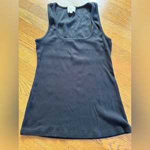 Sezane square neck tank top